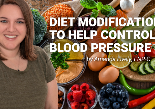 Diet modifications to help control blood pressure