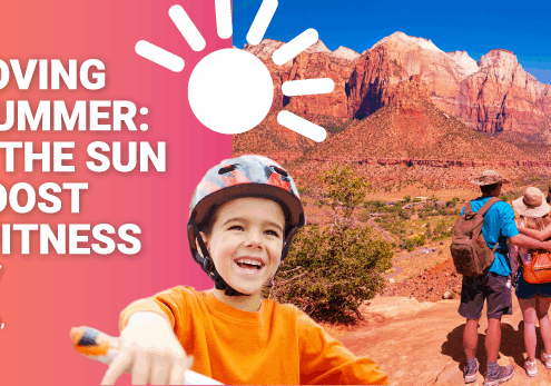 Family enjoying outdoor activity as part of summer fitness tips