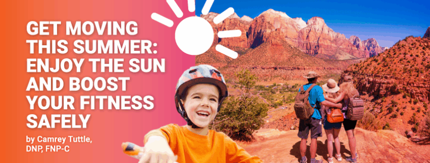 Family enjoying outdoor activity as part of summer fitness tips